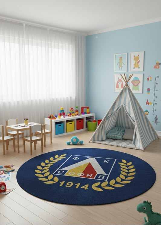 PFC Levski Sofia Soccer Club - Luxury Handmade Rug