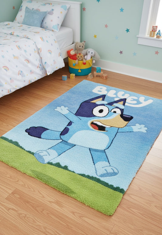 Bluey - Luxury Handmade Rug