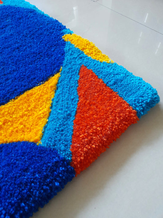 Abstract Art Rug - Handmade rug