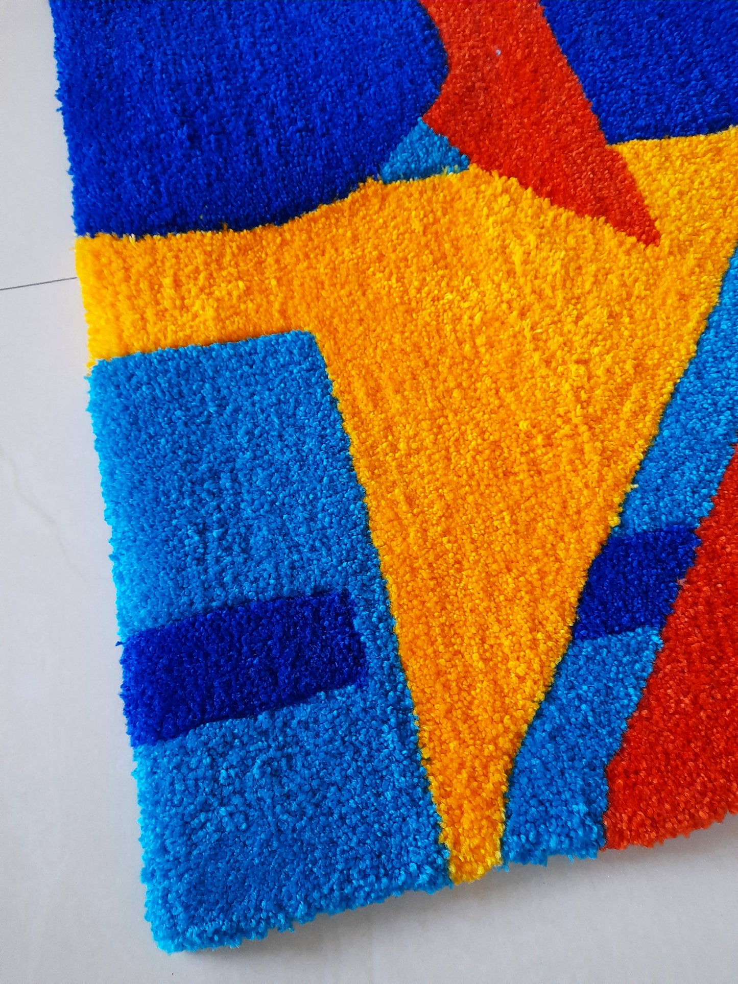 Abstract Art Rug - Handmade rug
