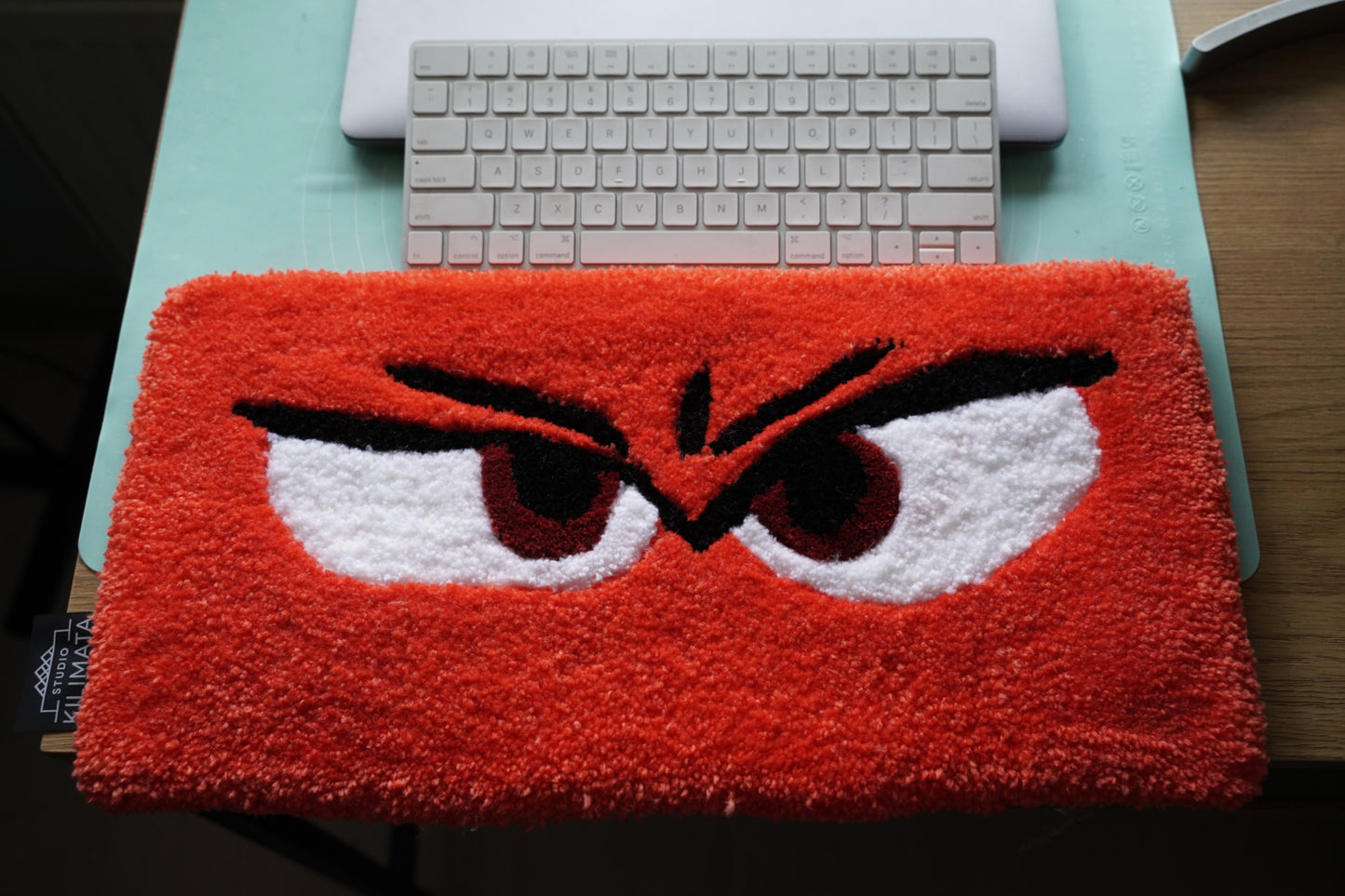 Keyboard Rug Angry Bird - Luxury Handmade Rug
