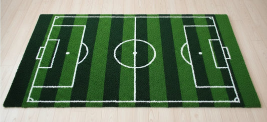 Soccer Field - Luxury Handmade Rug