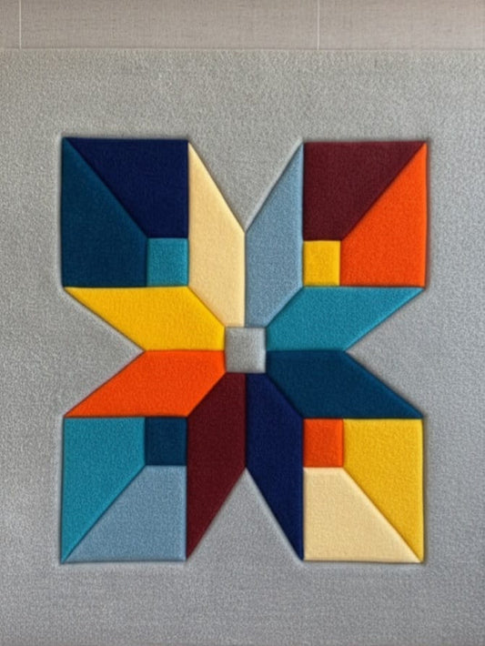 Geometric Art Rug - Handmade rug