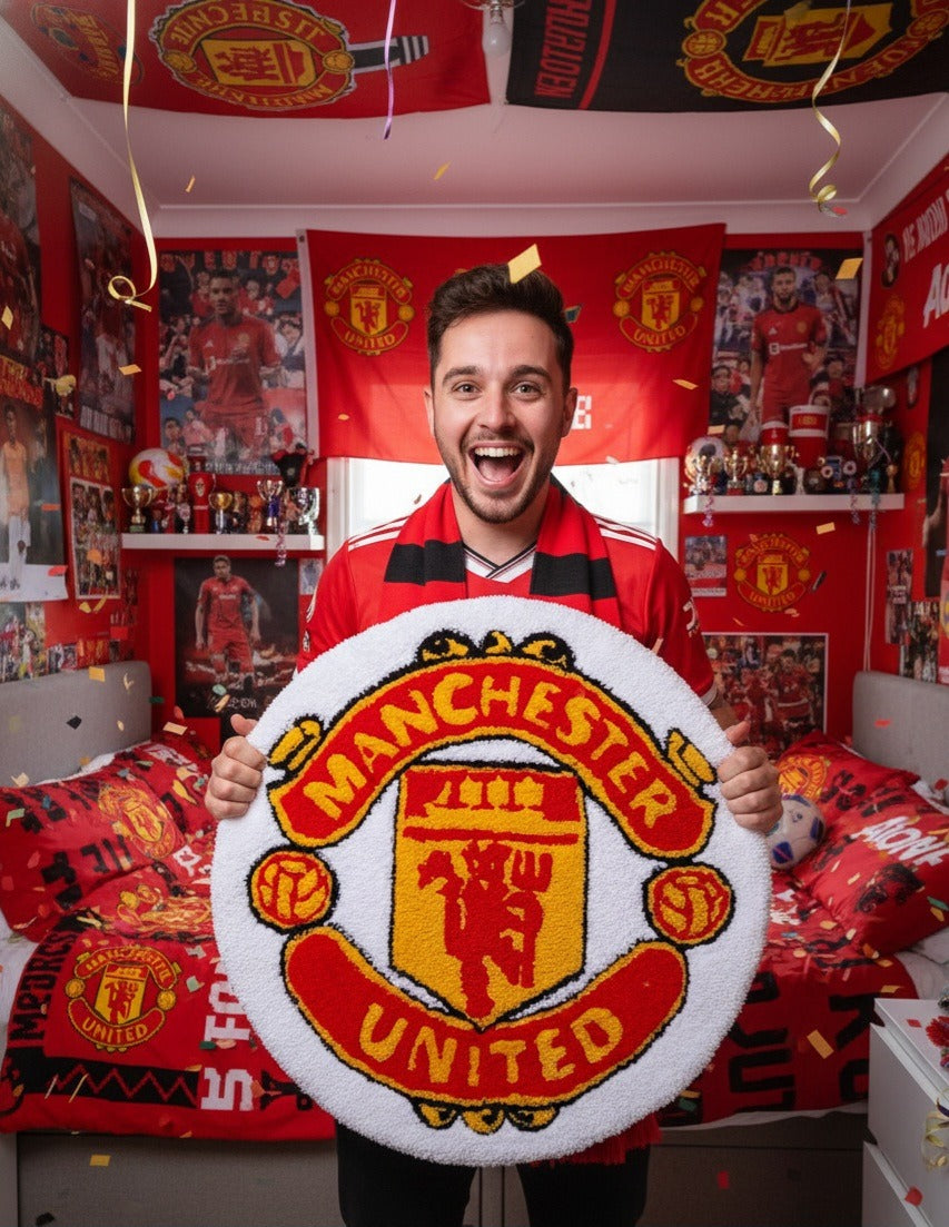 Manchester United F.C. Soccer Club - Luxury Handmade Rug